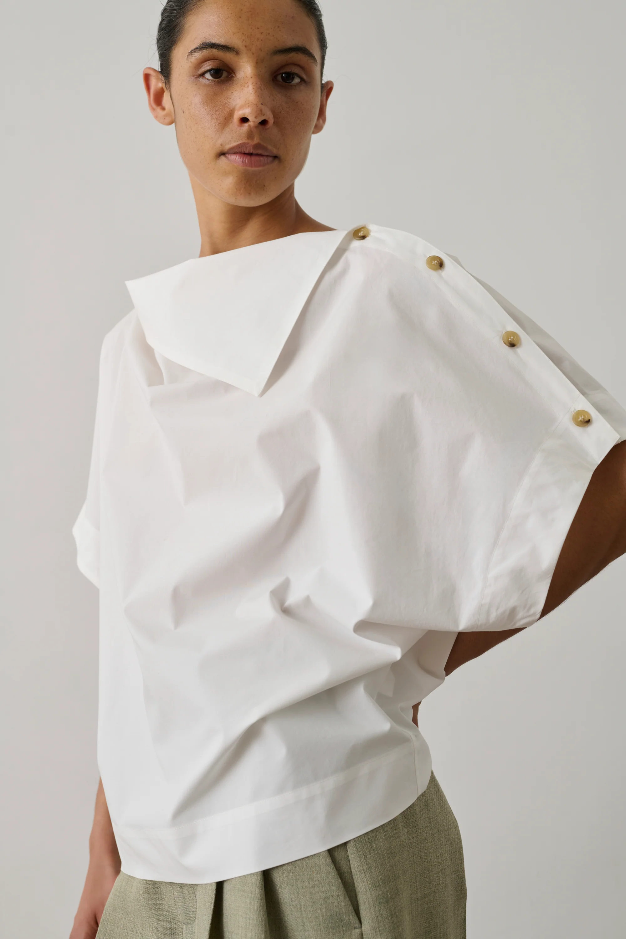 ECRU ISSA BLOUSE - Image 2