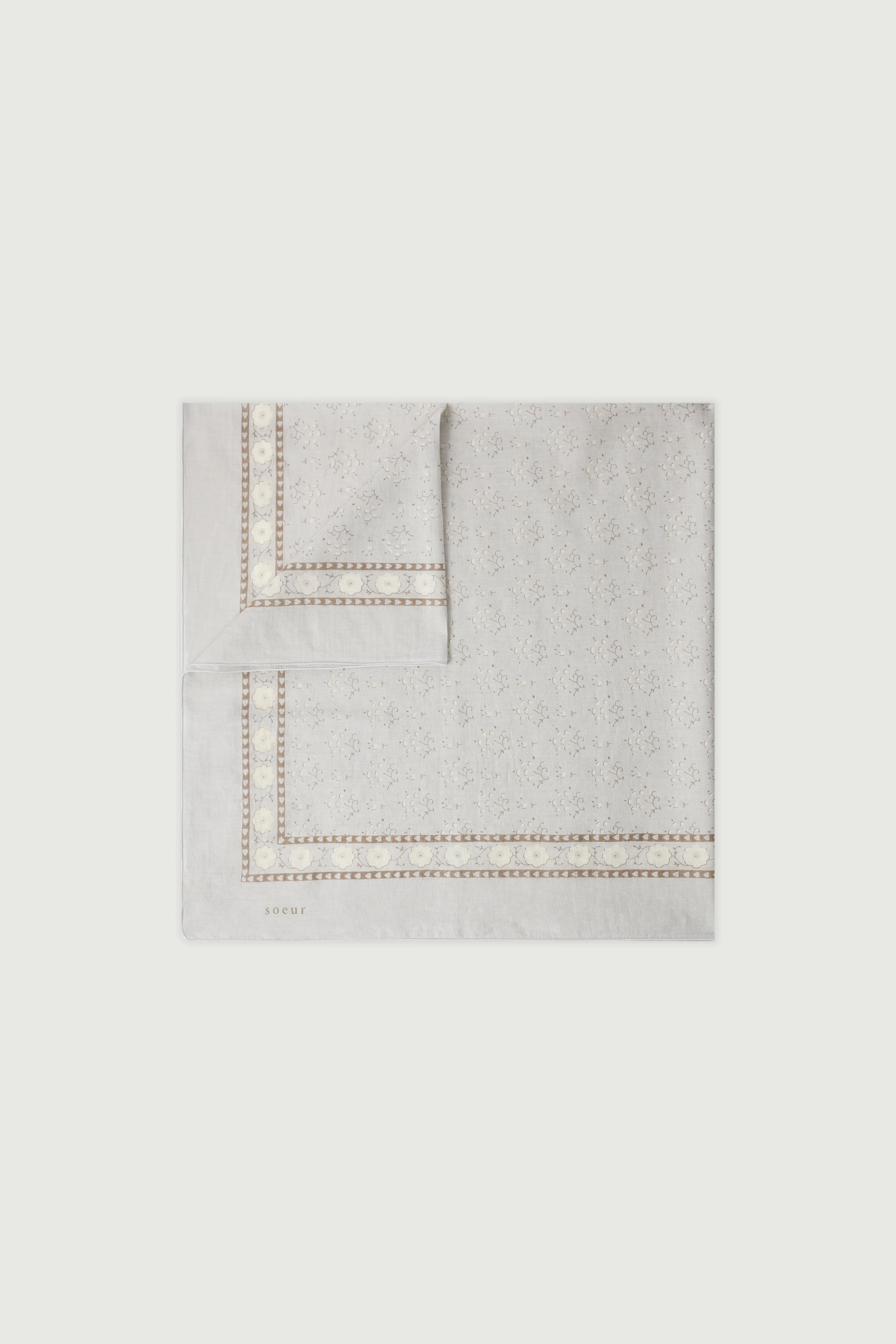 GREY CLASSIQUE COTTON SCARF