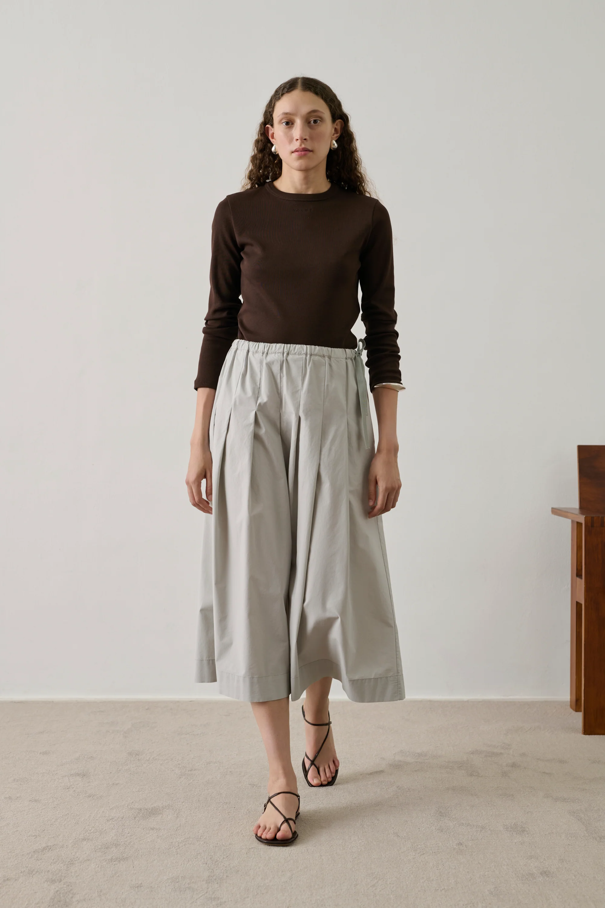 GREY AMALIA SKIRT