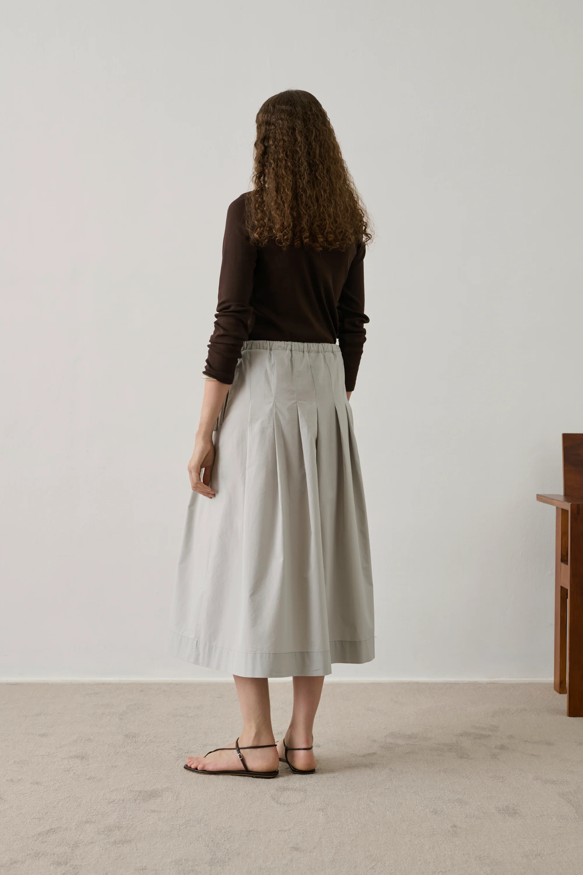 GREY AMALIA SKIRT - Image 2