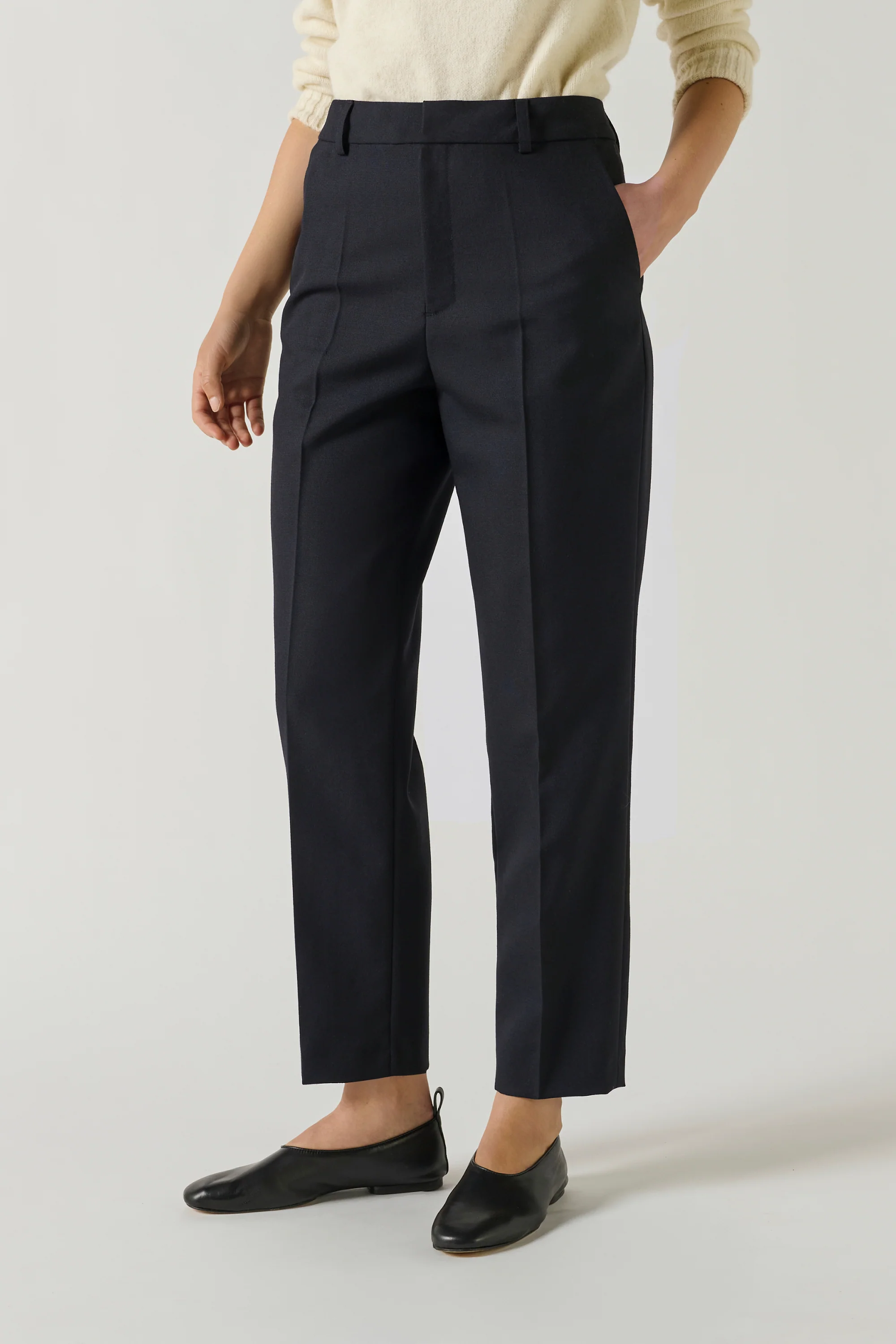 NAVY GABRIEL TROUSERS - Image 2