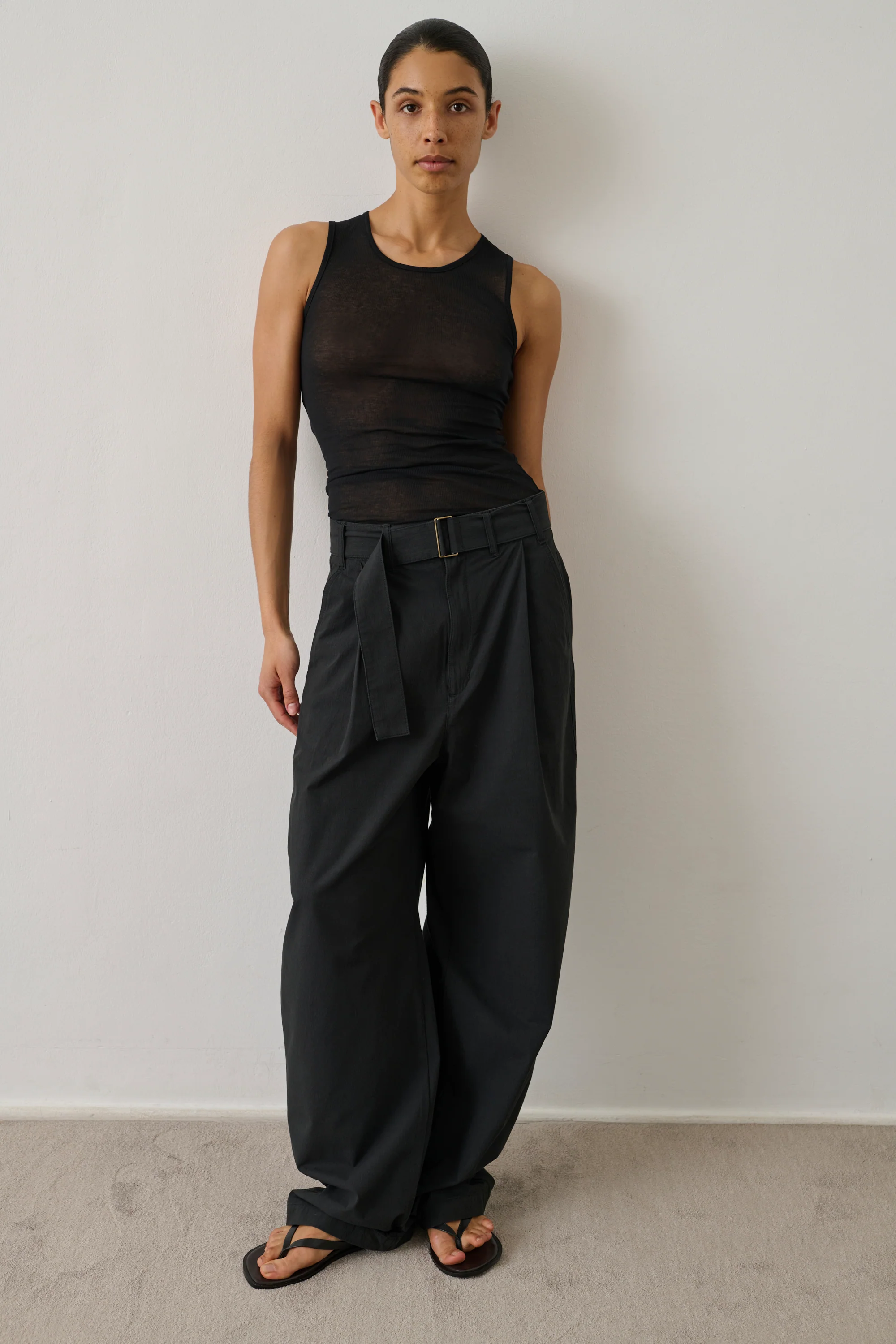 BLACK GABY TROUSERS