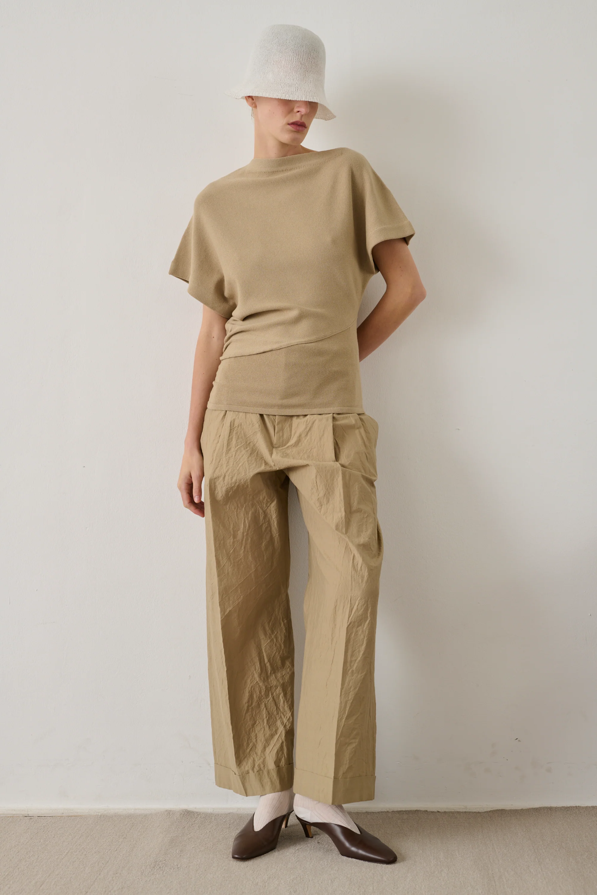 BEIGE WATSON TROUSERS