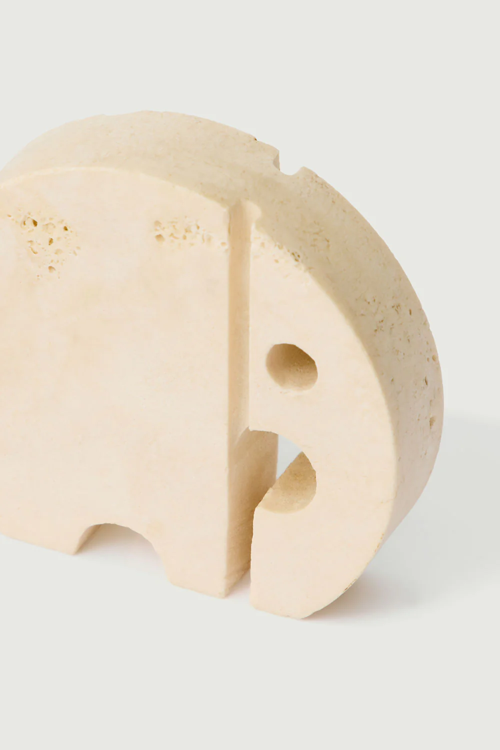 ELEPHANT PAPERWEIGHT IN TRAVERTINE - Image 2