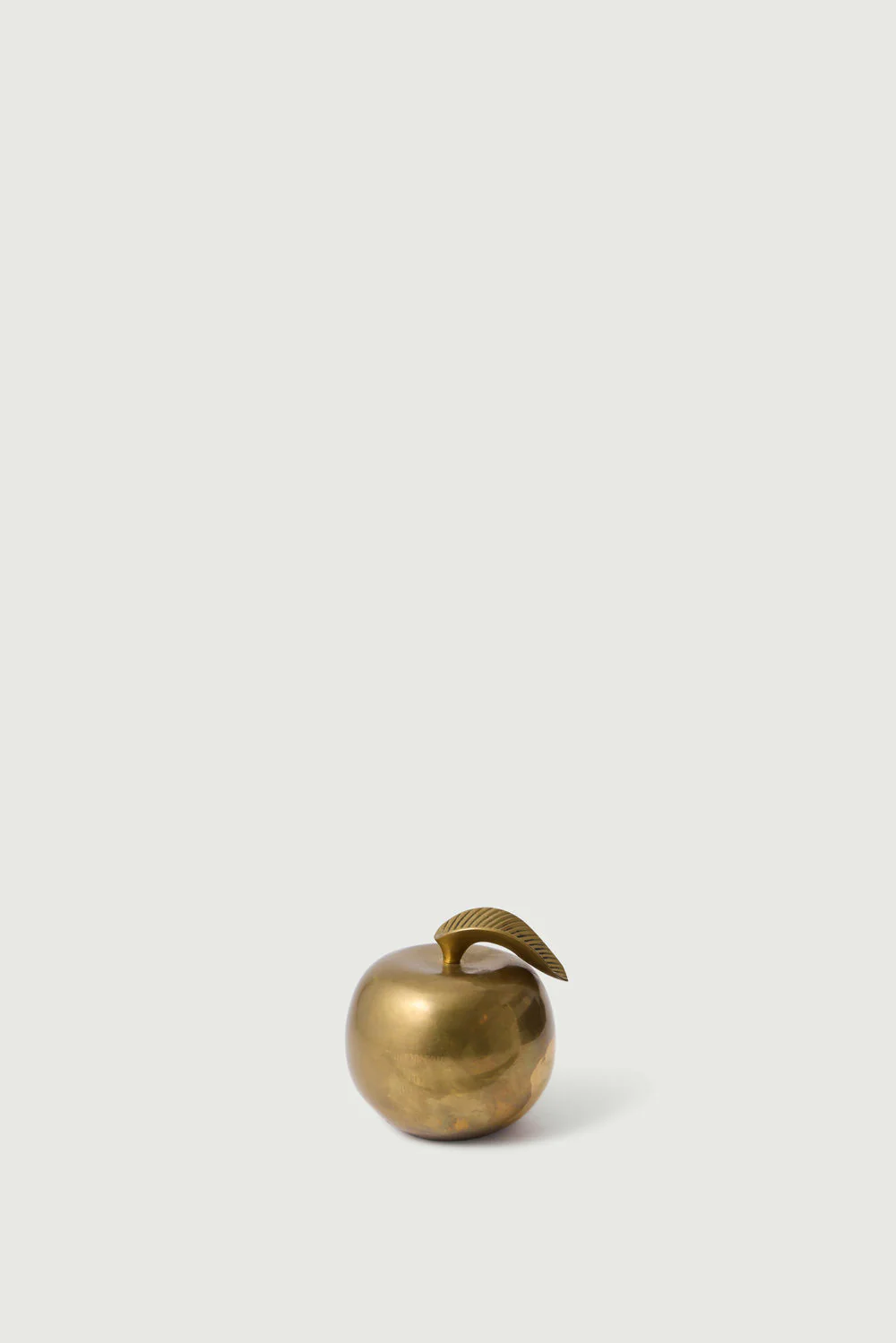 BRASS APPLE PAPERWEIGHT