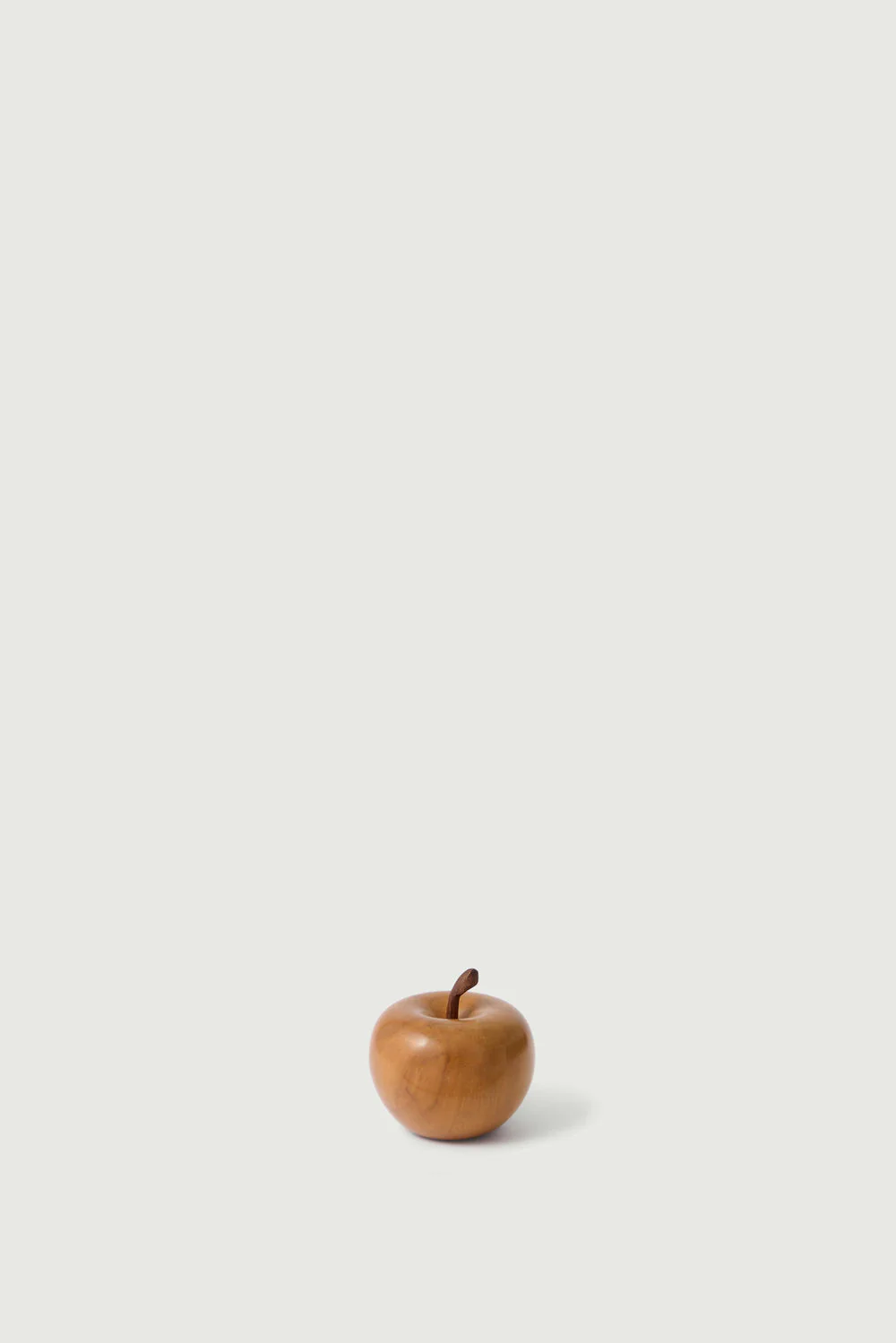 WOODEN APPLE PAPERWEIGHT