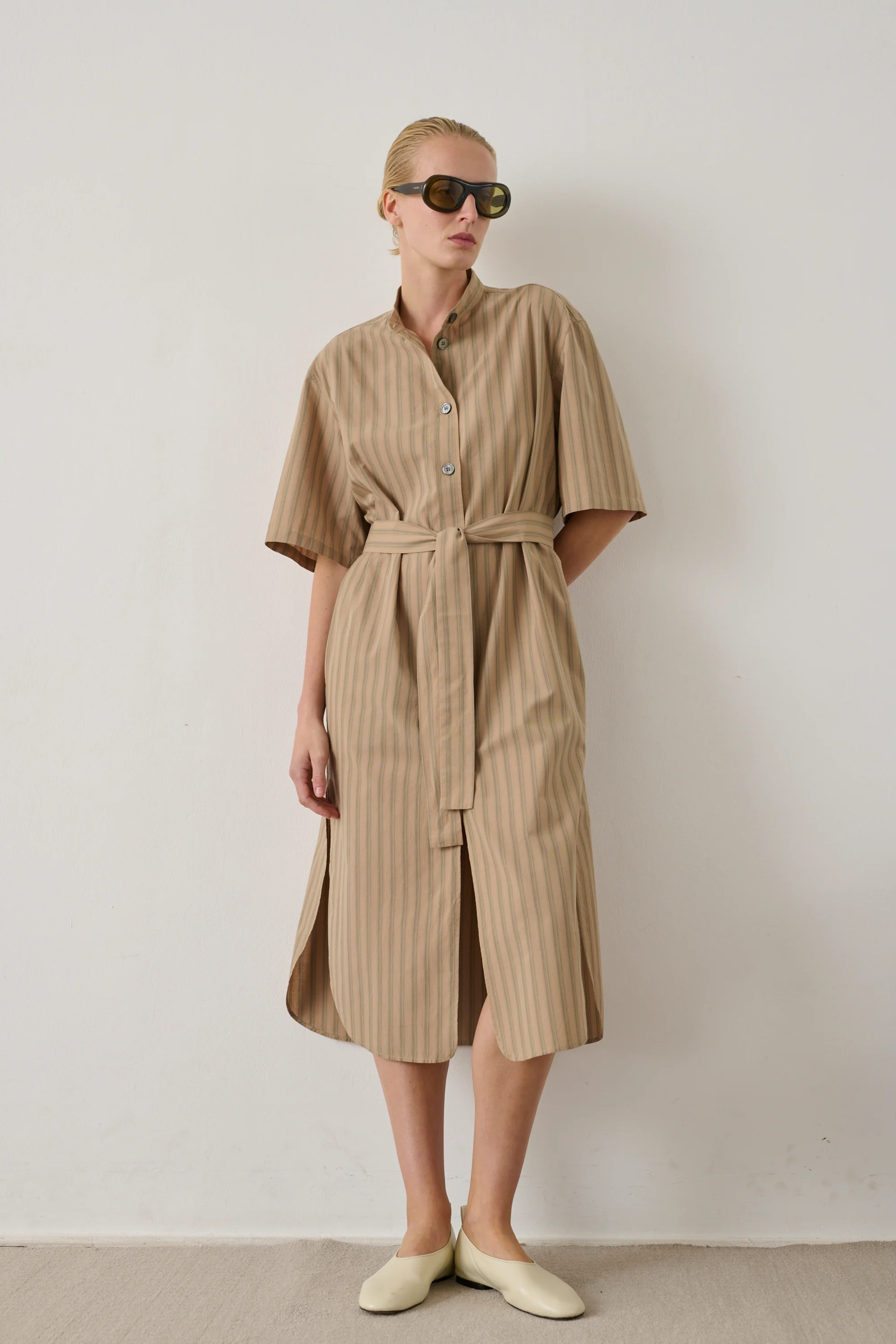 BEIGE IZZO DRESS