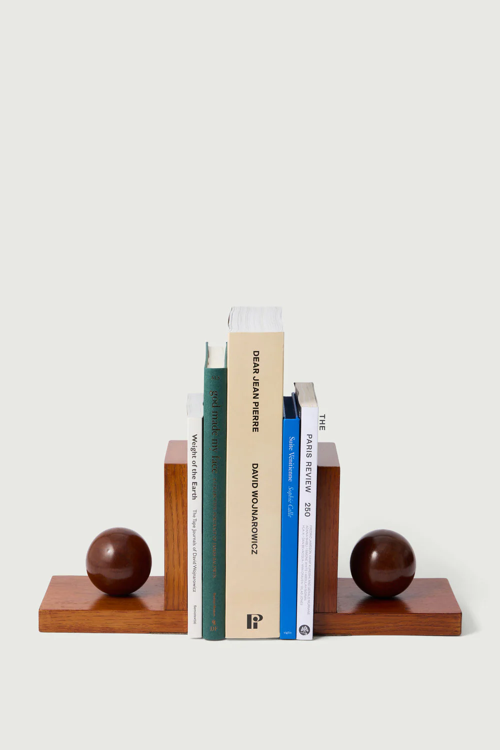 WOODEN BOOKENDS